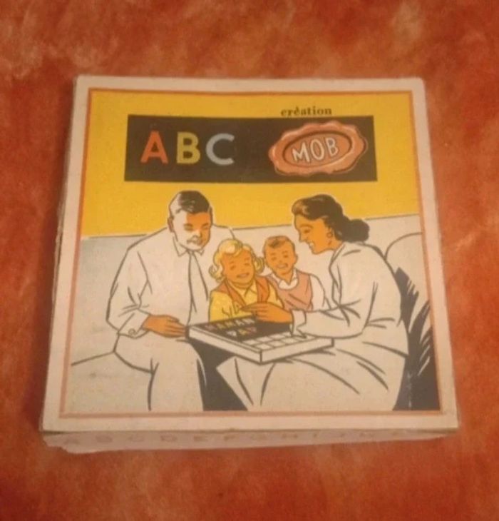Jeu de lecture vintage Abc de création Mob