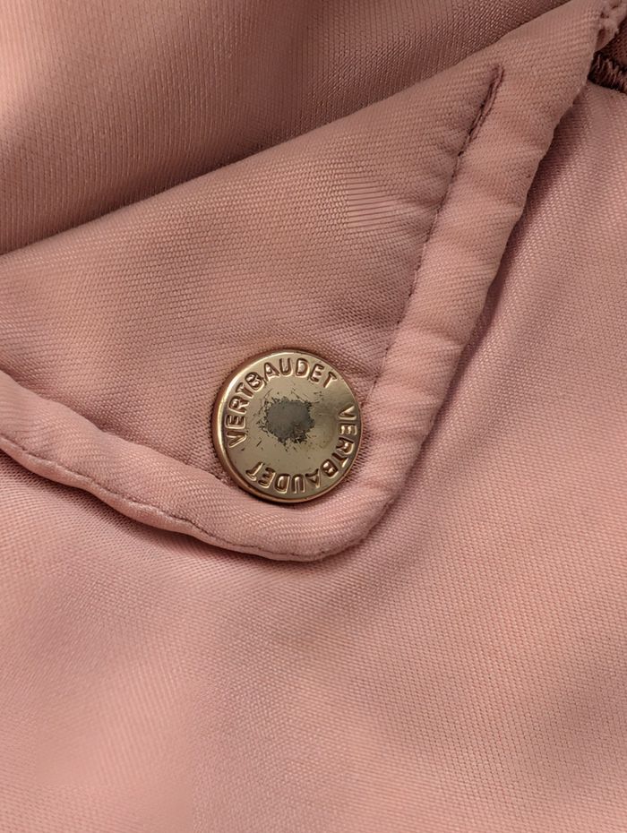 Manteau fille Vertbaudet 12 mois – rose capuche fausse fourrure – bon état - photo numéro 5