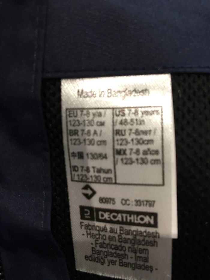 Veste imperméable quechua marine - photo numéro 4