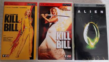 Films UMD Vidéos Kill Bill volume 1 et 2 & Alien sur Sony PSP version FR PAL
