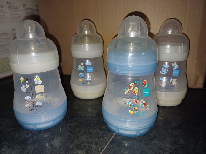 Petit biberons 160ml  mam avec tétines - photo numéro 2