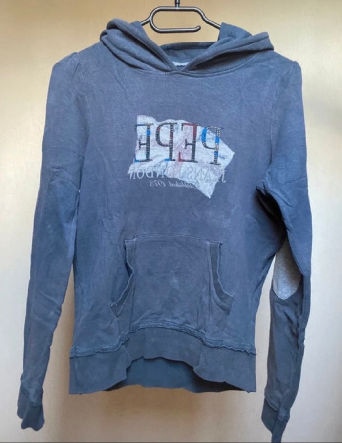 Sweat bleu Pepe Jeans
