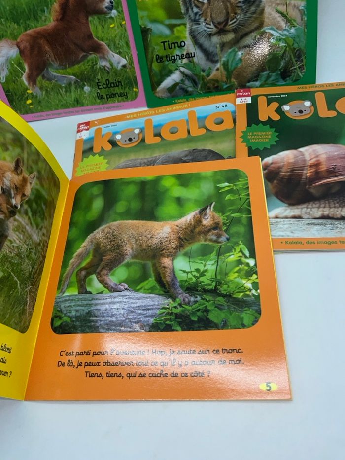 Lot de 5 magazines livres d'activité revue animaux Kolala Neuf - photo numéro 3