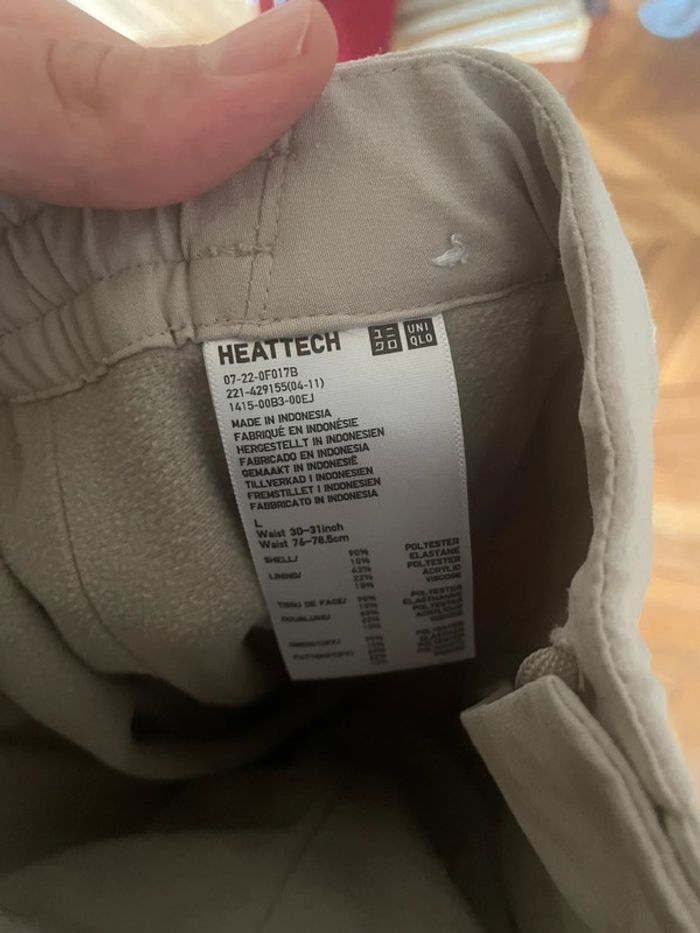 Pantalon doublé Uniqlo Heateach Taille M - photo numéro 4