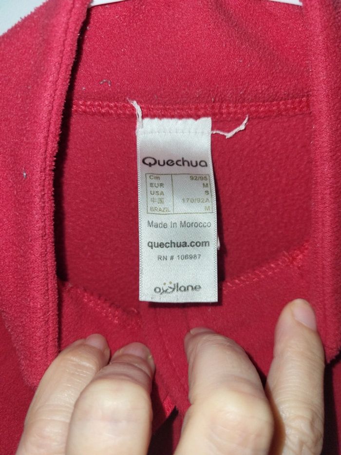 Quechua pull polaire rose taille M 38 - photo numéro 2