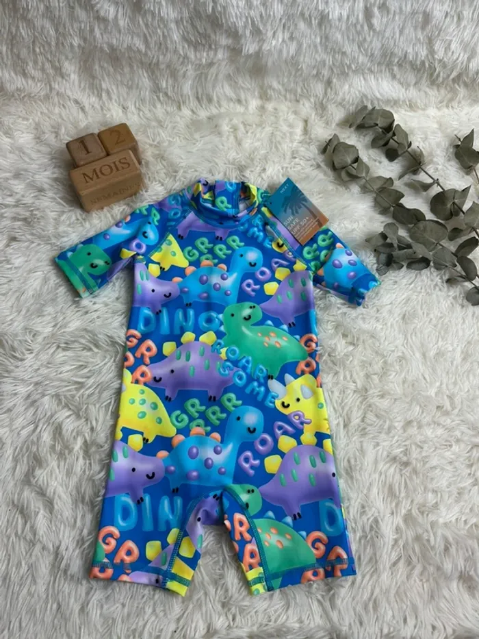 Combinaison de bain dinosaure Next taille 12-18 mois