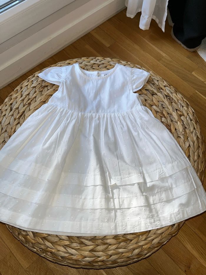 Robe blanche Cérémonie Gemo 18 mois - photo numéro 2