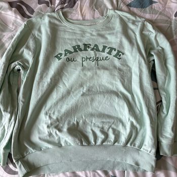 Sweat vert d’eau