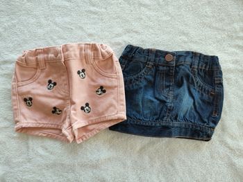 Lot short et jupe