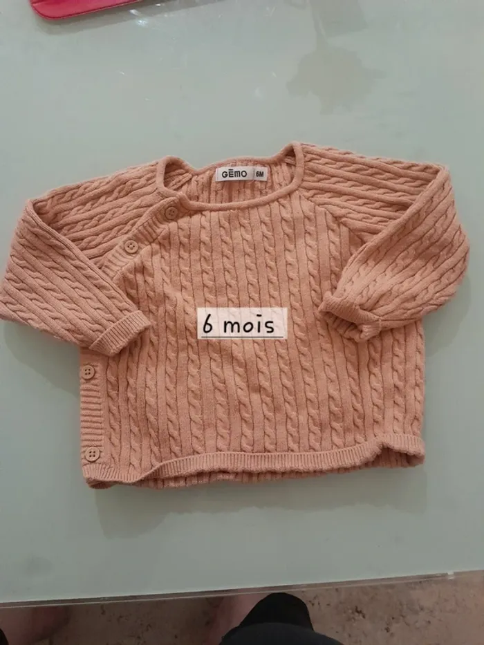 Gilet fille 6 mois
