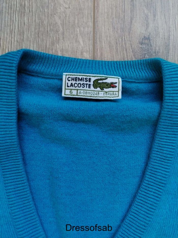 Pull Lacoste Vintage Laine - photo numéro 3