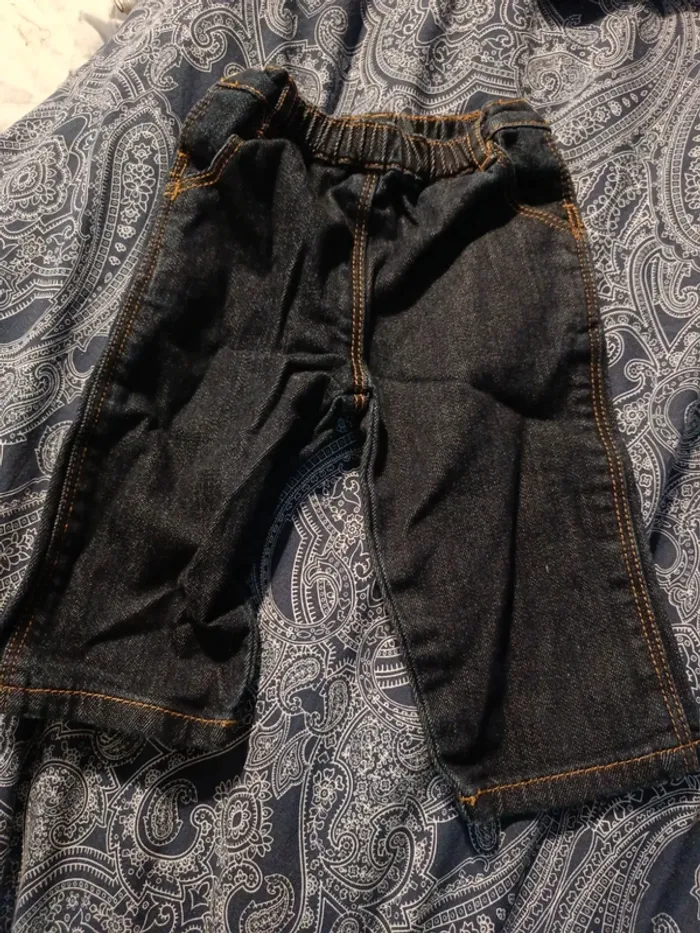 Jean petit bateau 67cm bleu