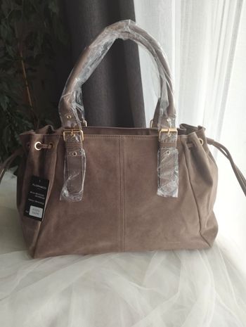 Sac cabas taupe Flora Co 