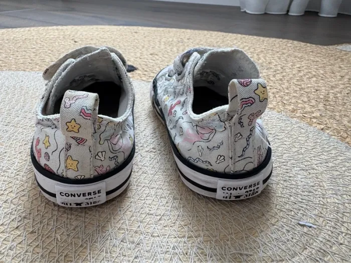Baskets scratch enfant Mermaid beige Converse 23 - photo numéro 8