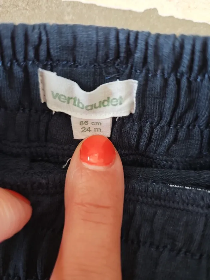 Pantalon jogging - vertbaudet - 24 mois/86 cm - photo numéro 2