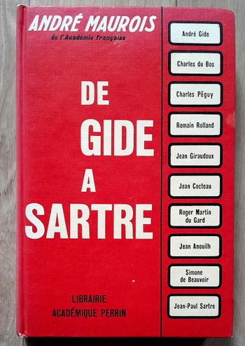 André Maurois - De Gide à Sartre