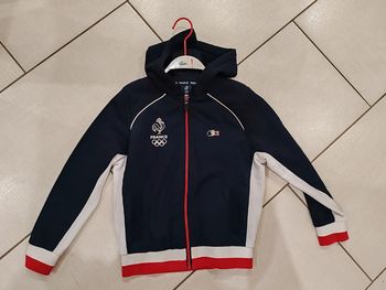 Veste à capuche lacoste France JO