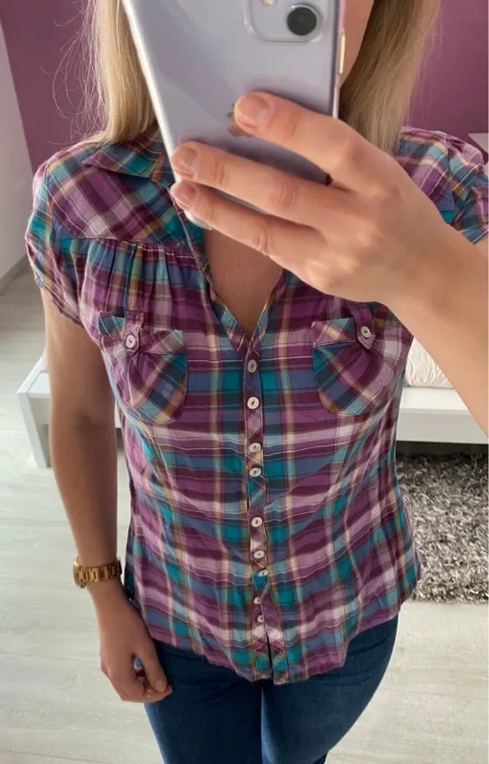 Chemise à carreaux Promod - photo numéro 3