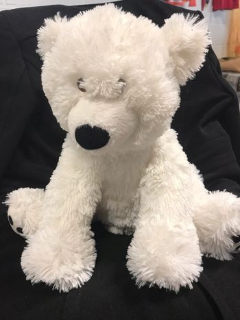 Grande peluche ours polaire