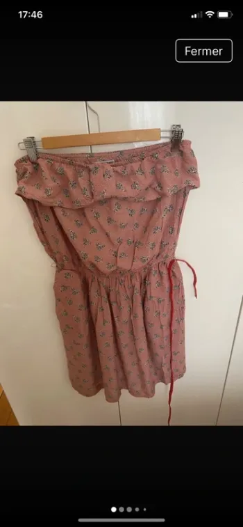 Robe bustier viscose Pull &  Bear taille L