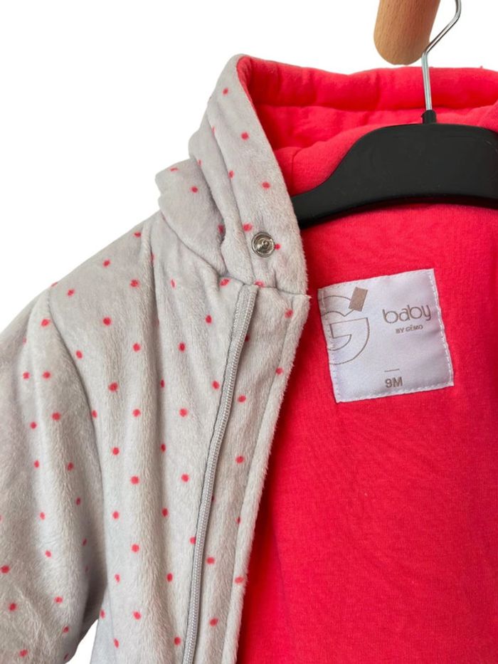 Combipilote grise et rose en polaire douce (chat) - Gémo 9 mois - photo numéro 4