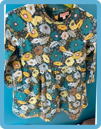 Belle robe manches longues 4 ans DPAM