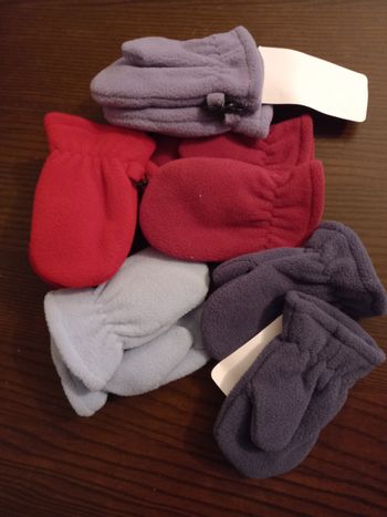 Lot de 5 moufles enfants