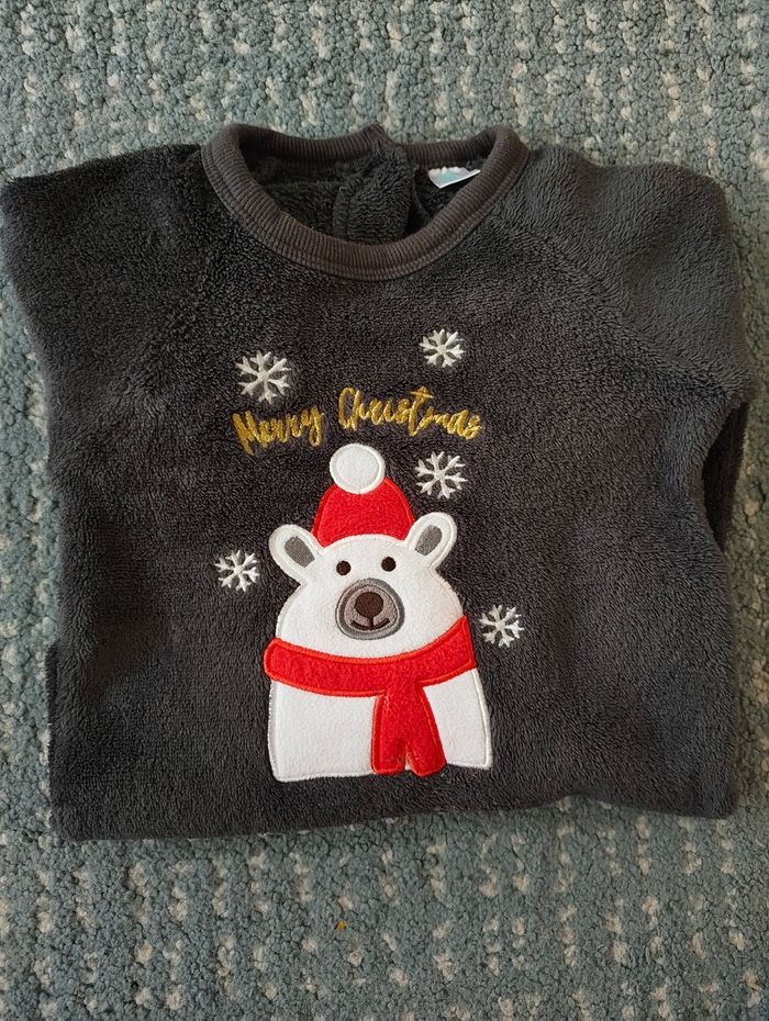 Pyjama noël chaud bebe