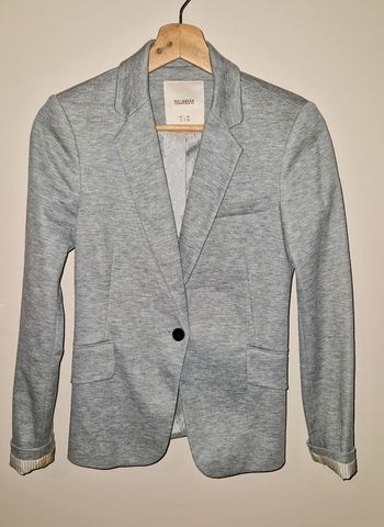 Veste Blazer gris clair 36 pull&bear neuf