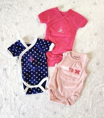 Lot de bodies petit bateau fille