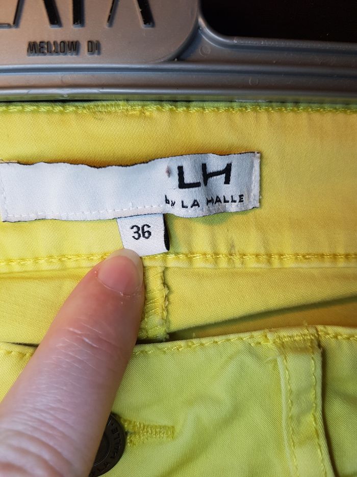 Jean skinny jaune - photo numéro 7