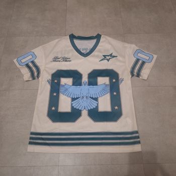 Maillot Peacelove 🇨🇵 Y2K Rétro Graphic 90s-2000s - Taille 🇨🇵 Streetwear Unisexe Oversize