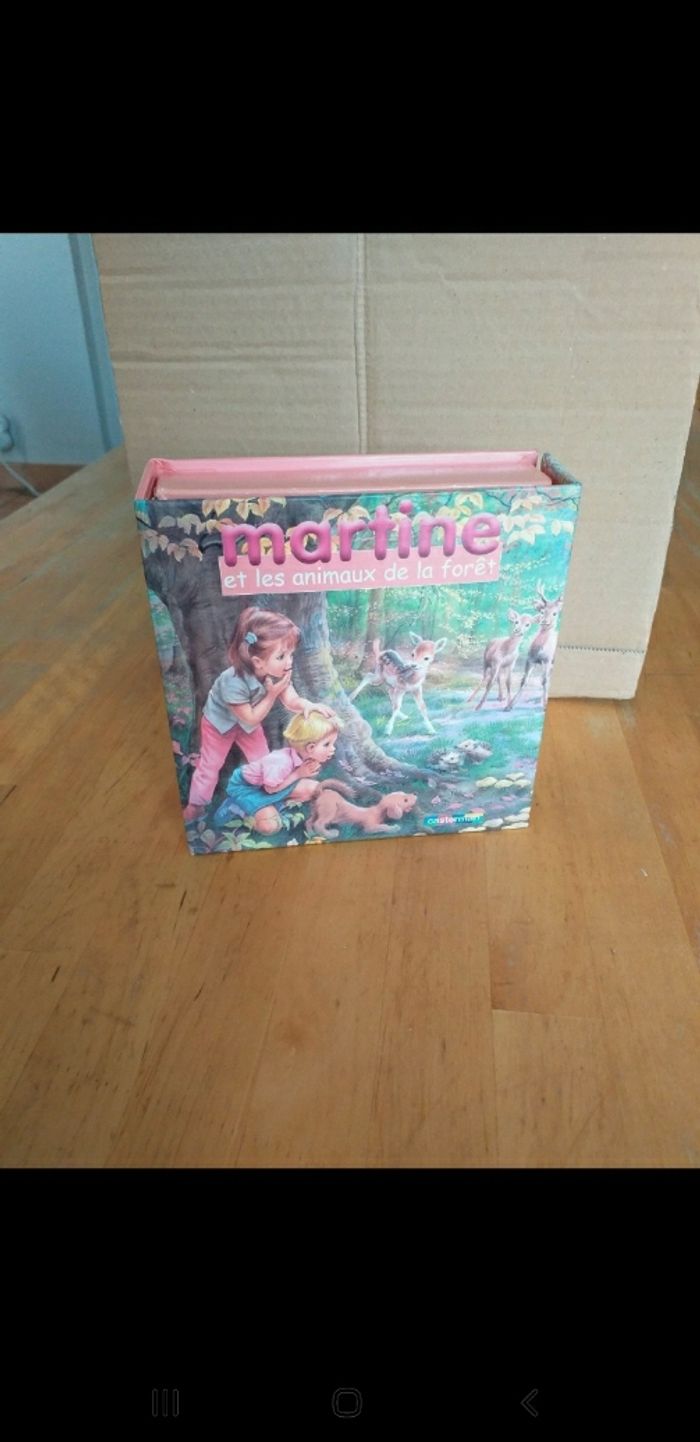 Coffret Martine. Livre cartonne et cubes puzzle bois - photo numéro 2