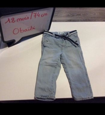 Jeans Okaïdi bleu clair