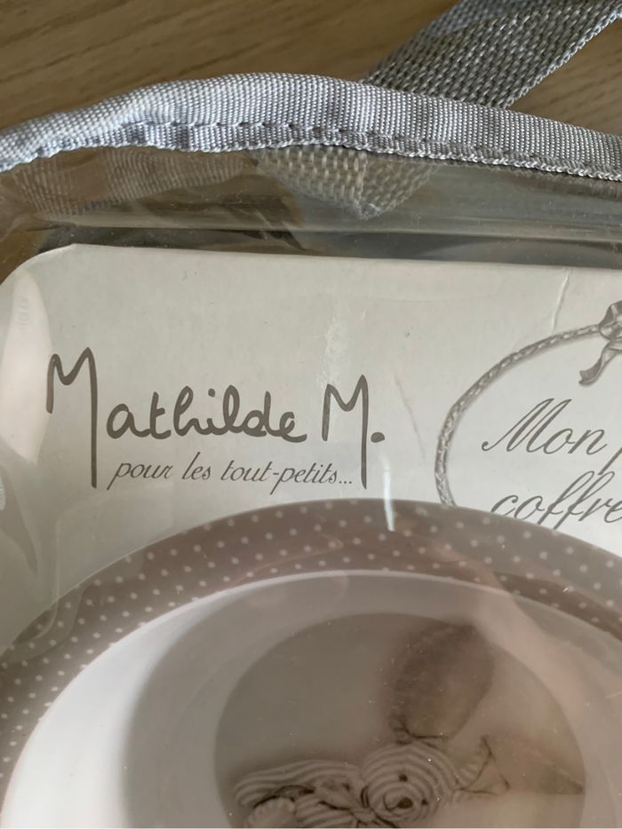 Coffret repas bébé mixte Mathilde M Lapin - photo numéro 4