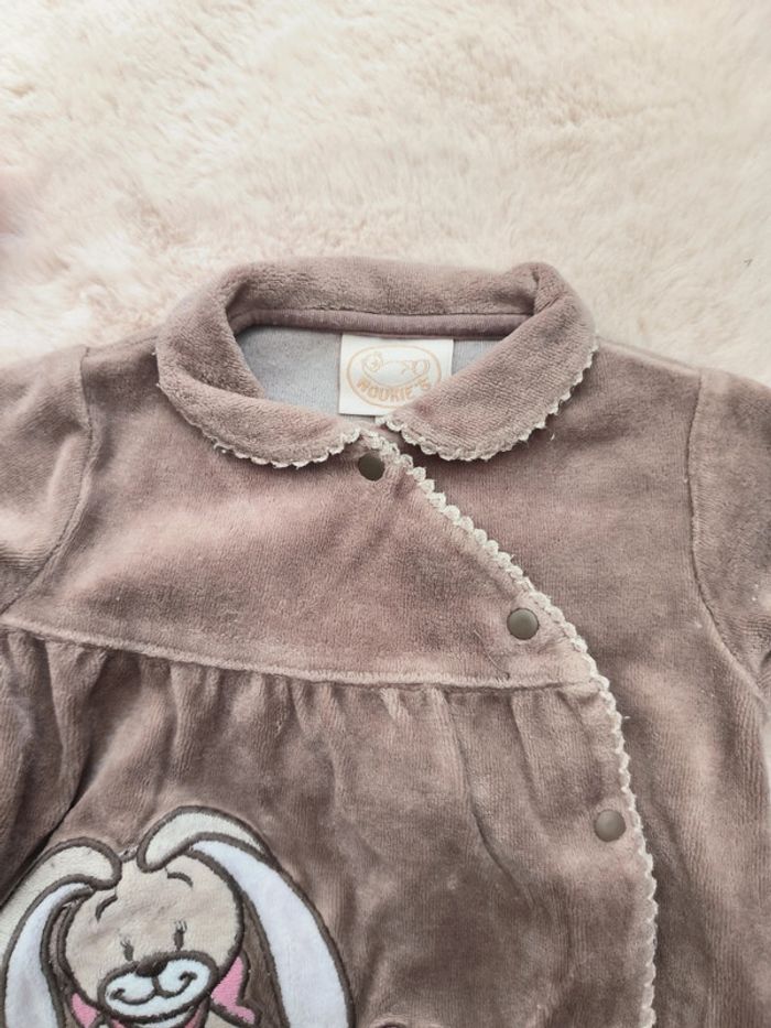 Pyjama grenouillère noukies 3 mois lapin - photo numéro 4