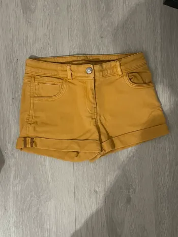 Short Moutarde Cyrillus Fille