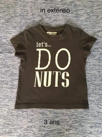 Tee-shirt in extenso 3 ans