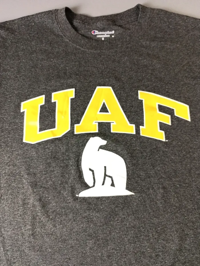 T-shirt imprimé university UAF Fairbanks champion - S - photo numéro 3