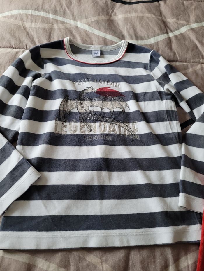 pyjama velour petit bateau 10ans (10e) - photo numéro 5