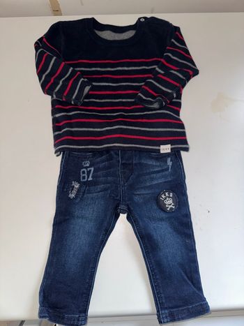 Ensemble pull et jean IKKS