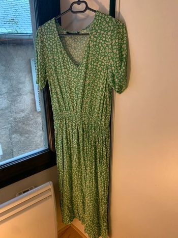 Robe longue et fleurie