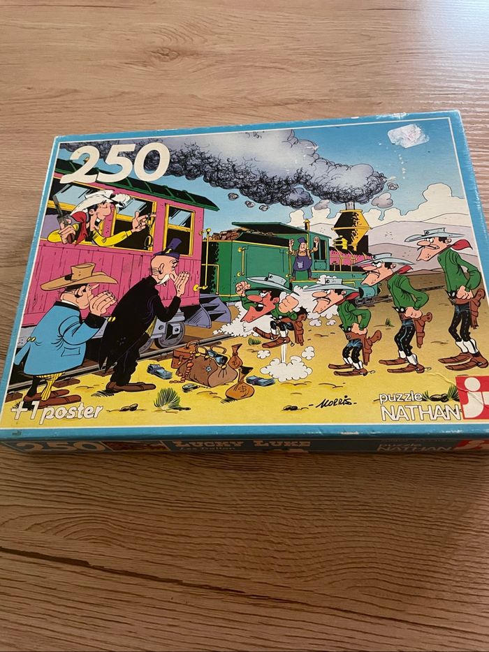 Puzzle vintage lucky luke