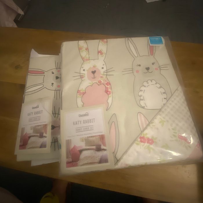 Lot de 2 parrure de couette fille