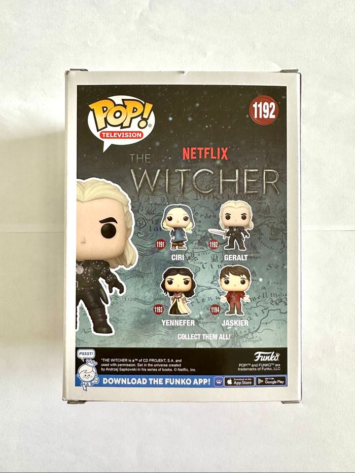 Figurine Funko Pop Geralt CHASE numéro 1192 The Witcher - photo numéro 3