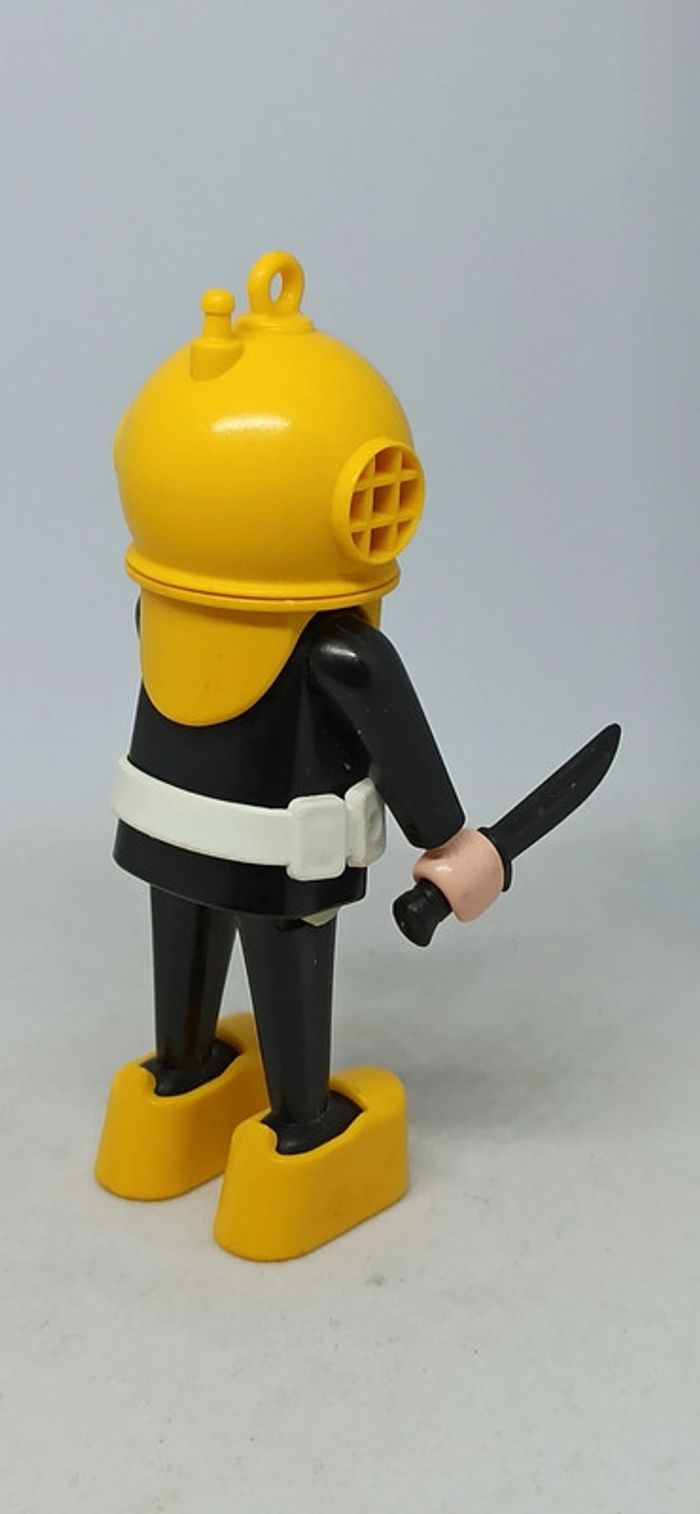 Homme scaphandrier avec combinaison noire playmobil - photo numéro 4