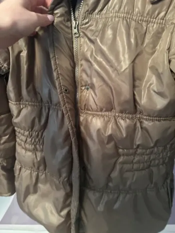 Manteaux chaud Zara kids 13/14a marron glacé - photo numéro 2