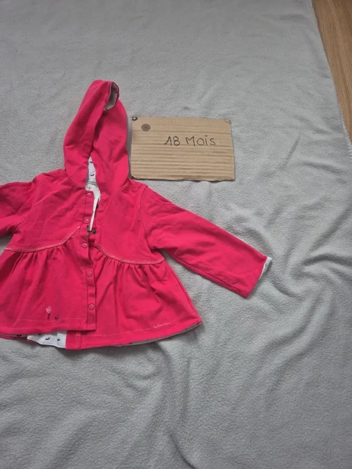 Veste gilet fille 18 mois catimini - photo numéro 3
