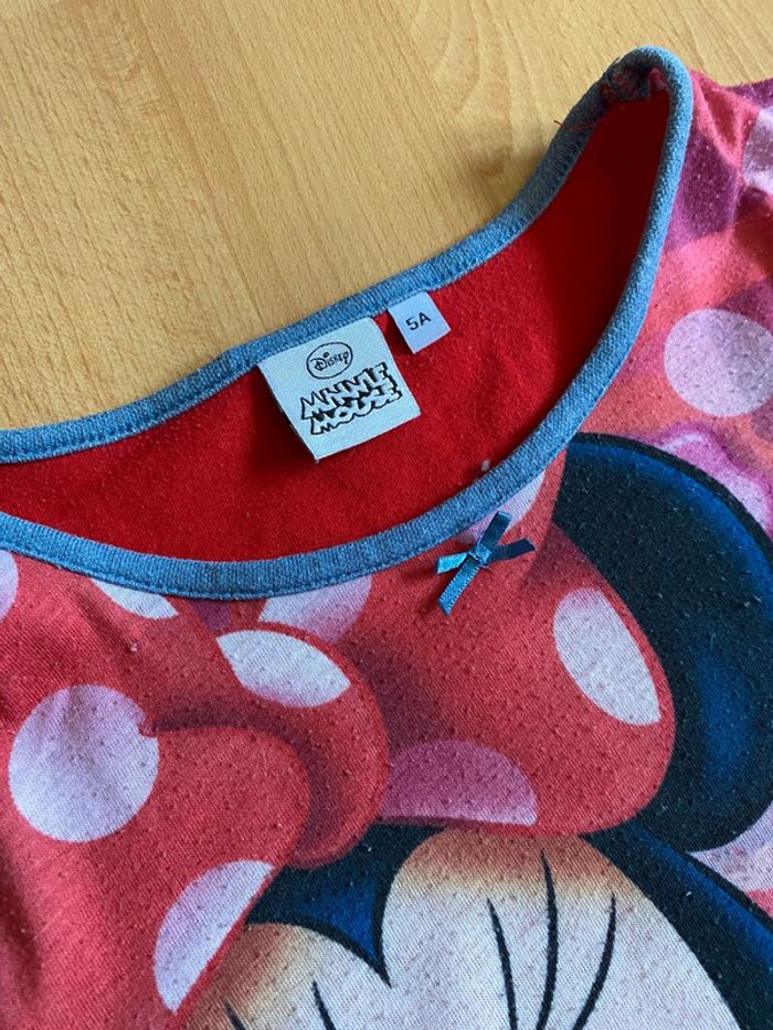 Robe pyjama Minnie Mouse Disney Taille 5 ans - photo numéro 3