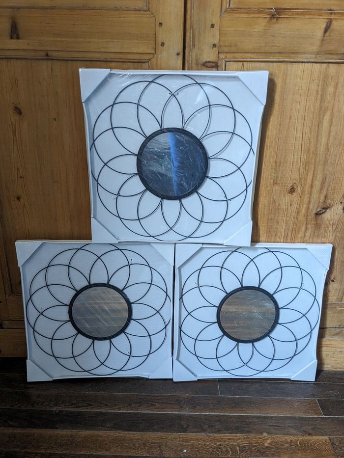 1 ou plusieurs miroirs rosace 50 cm